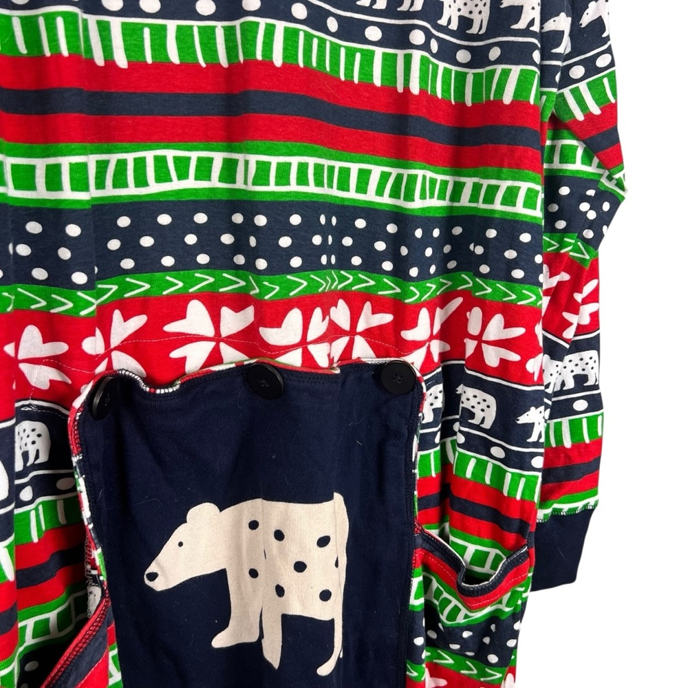 Lazy One Sweater Bear Adult Polar Bear Onesie Flapjack UNISEX SZ XXL - Picture 6 of 9